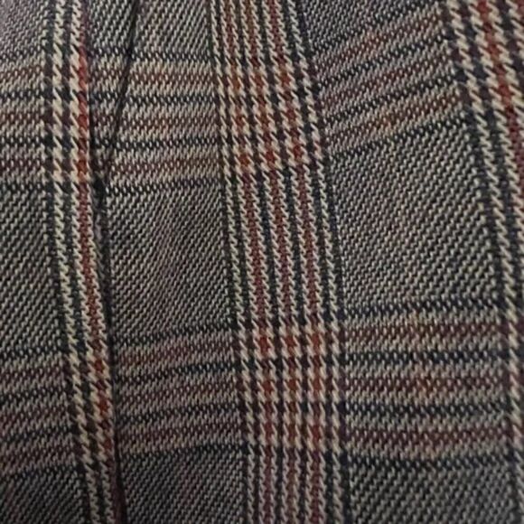 Equipment Women’s Tie Waist Plaid Wool Blend Trousers size 10 - Picture 2 of 5